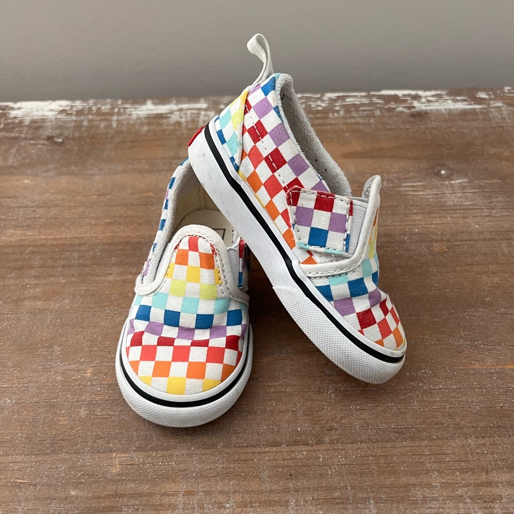 Like new rainbow vans size 6